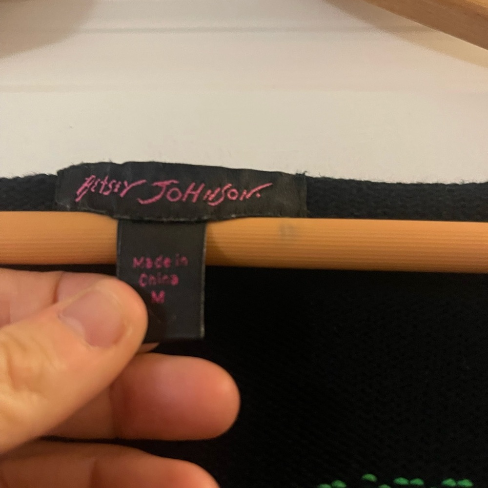 Betsey Johnson Cherry Cardigan - Picture 5 of 6